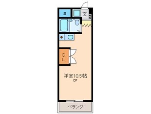 富田駅 徒歩4分 3階の物件間取画像